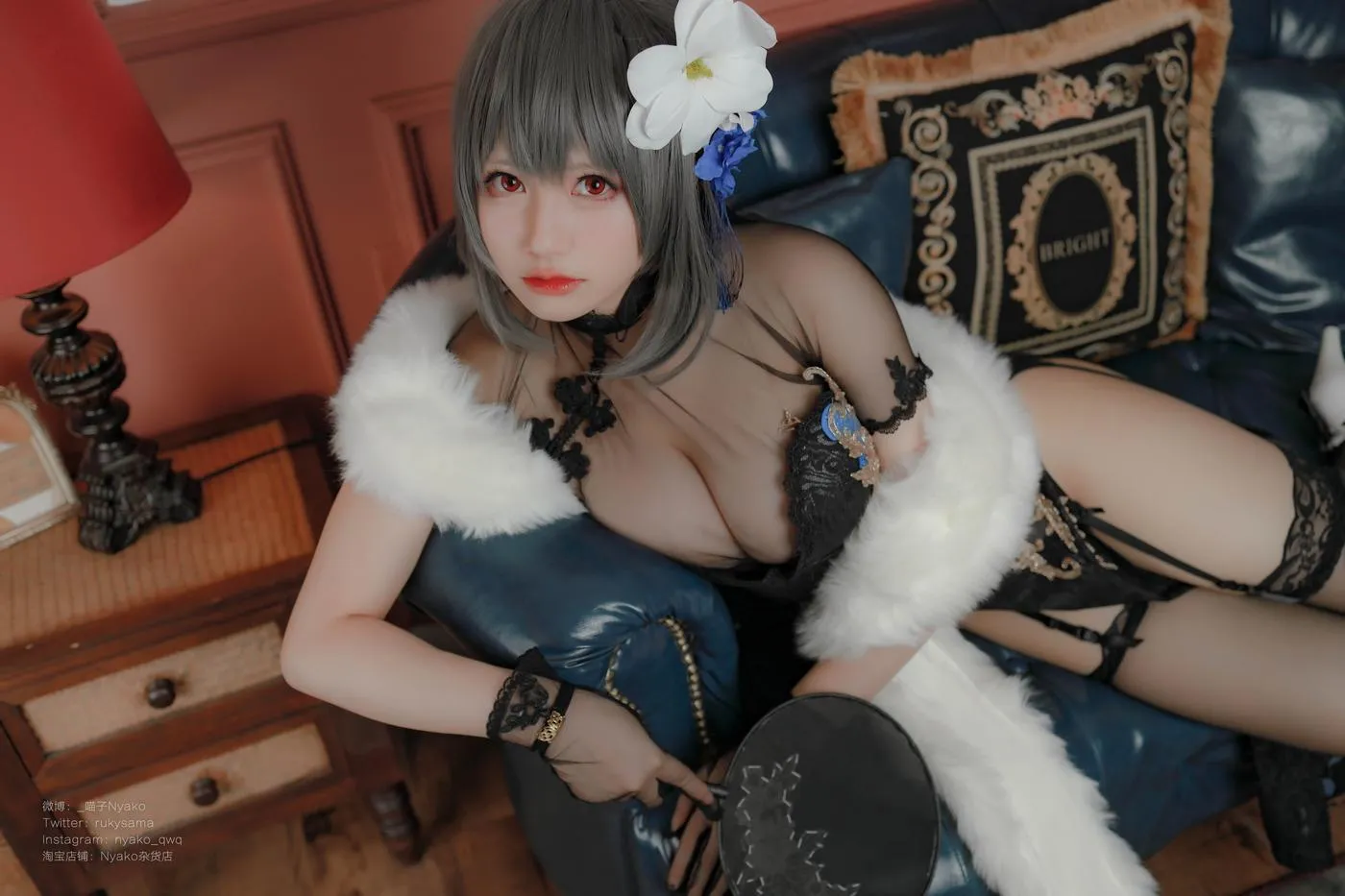 Nyako喵子 – NO.39 路易九世旗袍 [48P]插图